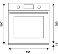 Духовой шкаф Bertazzoni F6011MODVPTN f6011modvptn