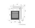 Встраиваемый электрический духовой шкаф Lex EDM 4540 BL chao000354