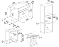 Электрический духовой шкаф 59,5 см Franke Smart FSM 82 H XS стальной 116.0605.987