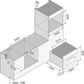 Компактный духовой шкаф ILVE 645GHSW1/BK 645ghsw1/bk