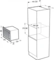 Встраиваемая микроволновая печь с грилем Gorenje BM201AG1BG 738290