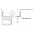 Встраиваемая микроволновая печь Haier HMX-BTG207B td0048652ru