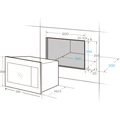 Встраиваемая микроволновая печь Midea TG925B8D-BL 6944271639122