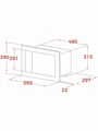 Встраиваемая микроволновая печь Teka ML 8200 BI FULL BLACK 112060011