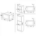 Встраиваемая микроволновая печь Smeg FMI017X 8017709229450