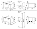 Встраиваемая микроволновая печь Smeg MP722PO 8017709289690