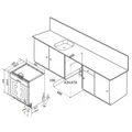 Посудомоечная машина встраиваемая Meferi MDW6083 POWER mdw6083 power
