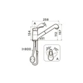Смеситель для кухни Omoikiri Tateyama-S-GB графит 4994365 4994365