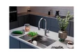 Смеситель кухонный с дозатором Oulin OL - 8018 Satin 4678590023486