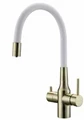 Смеситель для кухни Paulmark Salix бронза/черный Sa213419-BR sa213419-br