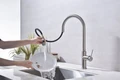 Смеситель для кухонной мойки Paulmark Galant Ga213077-BS, с подключением к фильтру, нержавеющая сталь ga213077-bs