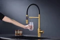 Смеситель для кухонной мойки Paulmark Magneto One Ma213188-BG, с подключением к фильтру, нержавеющая сталь ma213188-bg