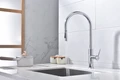 Смеситель для кухонной мойки Paulmark Senso Se215180-CR, для кухонной мойки, с вытяжным изливом, хром se215180-cr