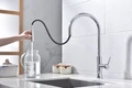 Смеситель для кухонной мойки Paulmark Senso Se215180-CR, для кухонной мойки, с вытяжным изливом, хром se215180-cr