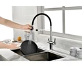 Смеситель из металла Paulmark GRAVITY, смеситель, хром, черный шланг gr213888-cr