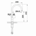 Смеситель Blanco TRIMA 526265 Silgranit алюметаллик 526265