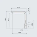 Смеситель Falmec ISEO CORNER WH белый misc.00#whf