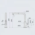 Смеситель Falmec TREVI CORNER вороненая сталь mtrc.00#ppf