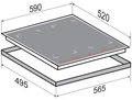 Стеклокерамическая варочная панель Zigmund Shtain CI 29.6 W 4250055621316