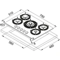 Варочная панель Franke FHMF 755 4G DC C WH 106.0541.753