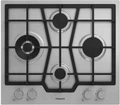 Варочная панель газовая Hotpoint HGMT 643 W IX, нержавеющая сталь 869891100430