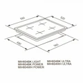 Варочная панель индукционная Meferi MIH604BK MATT ULTRA mih604bk matt ultra