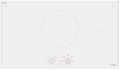 Индукционная варочная панель Korting HIB 95750 BW Smart 00000018206