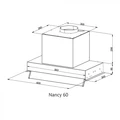 Встраиваемая вытяжка Kuppersberg NANCY 60 Black 00006861