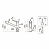 Смеситель для кухни Omoikiri Tonami-PA пастила 4994220 4994220