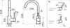 Смеситель для кухни Omoikiri Shinagawa 2 Plus-C хром 4994338 4994338