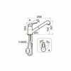 Смеситель для кухни Omoikiri Tateyama-S-GB графит 4994365 4994365