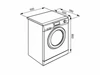 Стирально-сушильная машина Smeg LSF147E 8017709302832