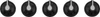 Набор ручек для варочных поверхностей Smeg  Linea 5MP1GOGB3 8017709334055