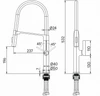 Смеситель для кухни Paulmark Barrel Ba214029-BS брашированная сталь ba214029-bs
