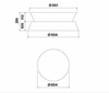 Вытяжка Falmec DAMA IS.60 White cdcn60.e0p7#zzzb461f