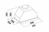Встраиваемая вытяжка Falmec Gruppo Incasso Murano 50 см CGIW50.E10P6#ZZZF491F cgiw50.e10p6#zzzf491f