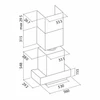 Вытяжка Falmec Gruppo Incasso NRS Steel 50 CGIW50.E9P2#ZZZI490F cgiw50.e9p2#zzzi490f