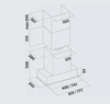 Встраиваемая вытяжка Falmec GRUPPO INCASSO NRS PLUS 70 cgiw70.e27p2#eui490f