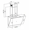 Каминная вытяжка Lex Plaza GS 900 white chti000368