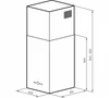 Каминная вытяжка Lex Mono 400 Inox chti000416