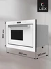 Встраиваемая микроволновая печь Lex Bimo 25.03 WH chve000010