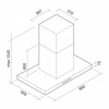 Островная вытяжка Falmec Lumina NRS Isola Steel Glass 90 CLMI90.00P2#NEUI490F clmi90.00p2#neui490f