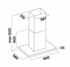 Островная вытяжка Falmec Lumina NRS Isola Black 90 CLMI90.00P2#NROI490F clmi90.00p2#nroi490f