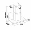 Вытяжка пристенная Falmec Lumina NRS Glass Steel 90 CLMN90.00P2#NEUI490F clmn90.00p2#neui490f