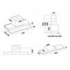 Встраиваемая вытяжка Falmec MOVE 90 black cmkn90.e0p2#zzzn490f