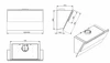Вытяжка настенная Falmec Verso 55 White CVXN55.E0P2#ZZZF491F cvxn55.e0p2#zzzf491f