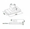 Островная вытяжка Falmec Alba IS.120 (потолочная, без мотора) CVYI20.E1P2#ZZZB400F cvyi20.e1p2#zzzb400f