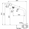 Смеситель для кухни Franke Icon черный матовый (115.0625.187) 115.0625.187