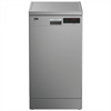 Посудомоечная машина Beko DFS25W11S,  узкая, напольная, 45см, загрузка 10 комплектов, серебристая 7606168335