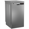 Посудомоечная машина Beko DFS25W11S,  узкая, напольная, 45см, загрузка 10 комплектов, серебристая 7606168335